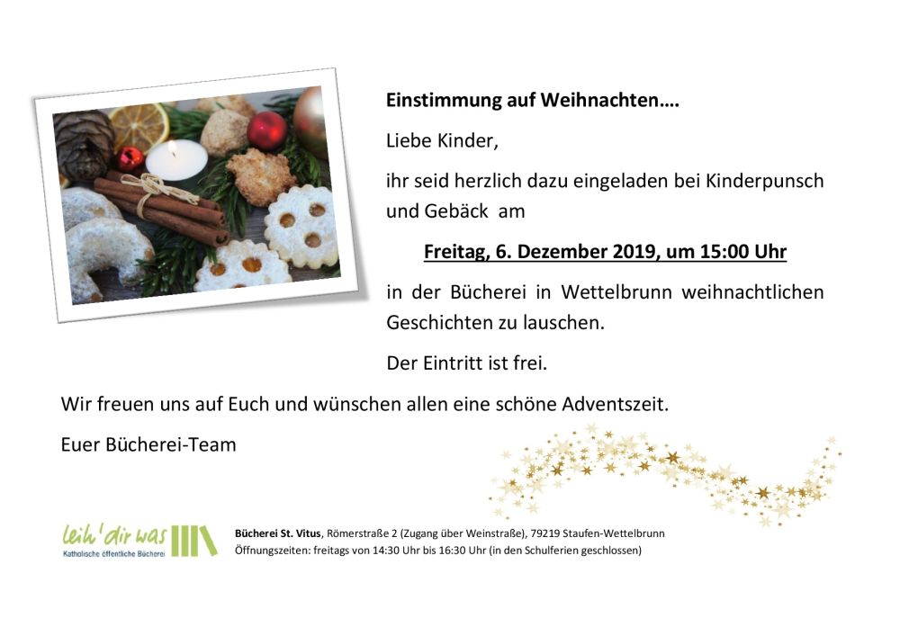 Flyer Weihnachten 2019   Homepage BV