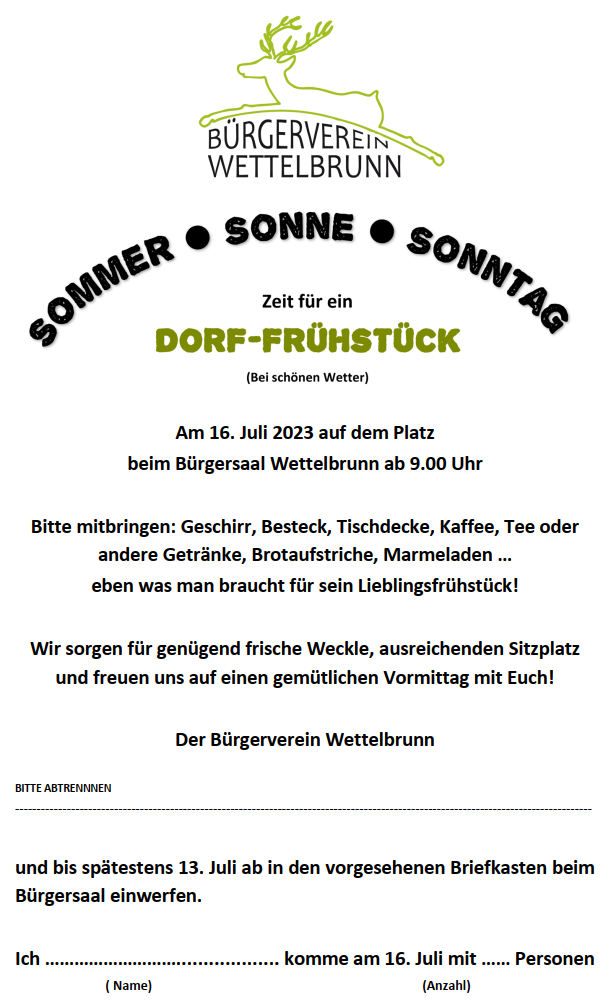 2023 06 Dorf Frühstück