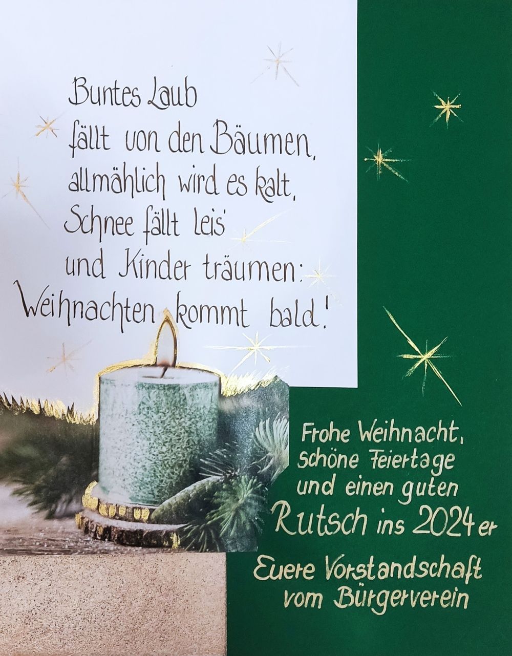 Bürgervereine Weihnachtswuensche