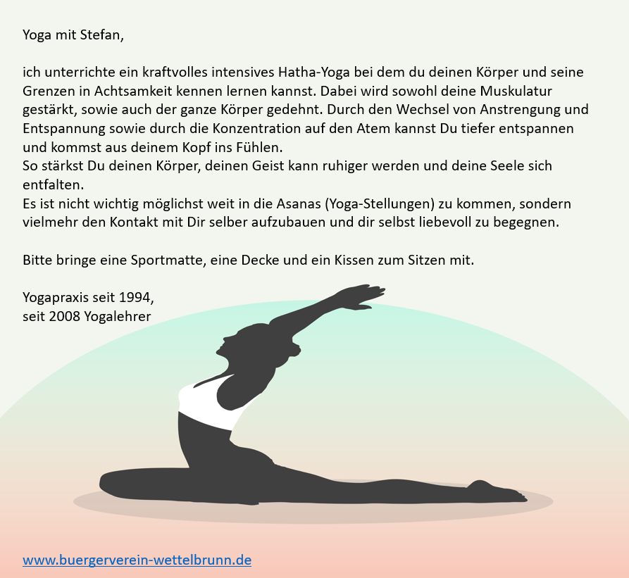 Werbung Yoga Kurs 2