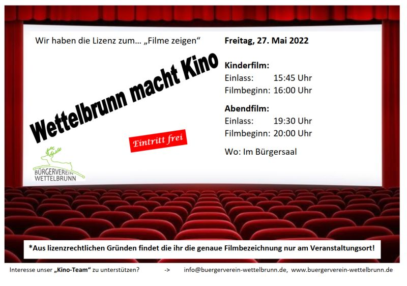 Kino in Wettelbrunn
