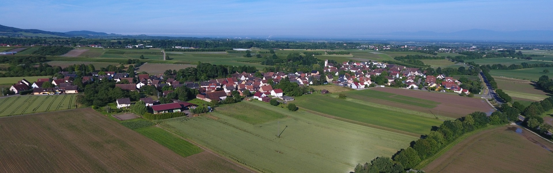 Luftaufnahme von Wettelbrunn